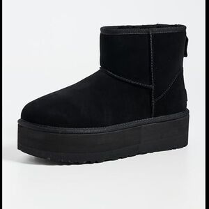 EUC UGG mini platform -Black